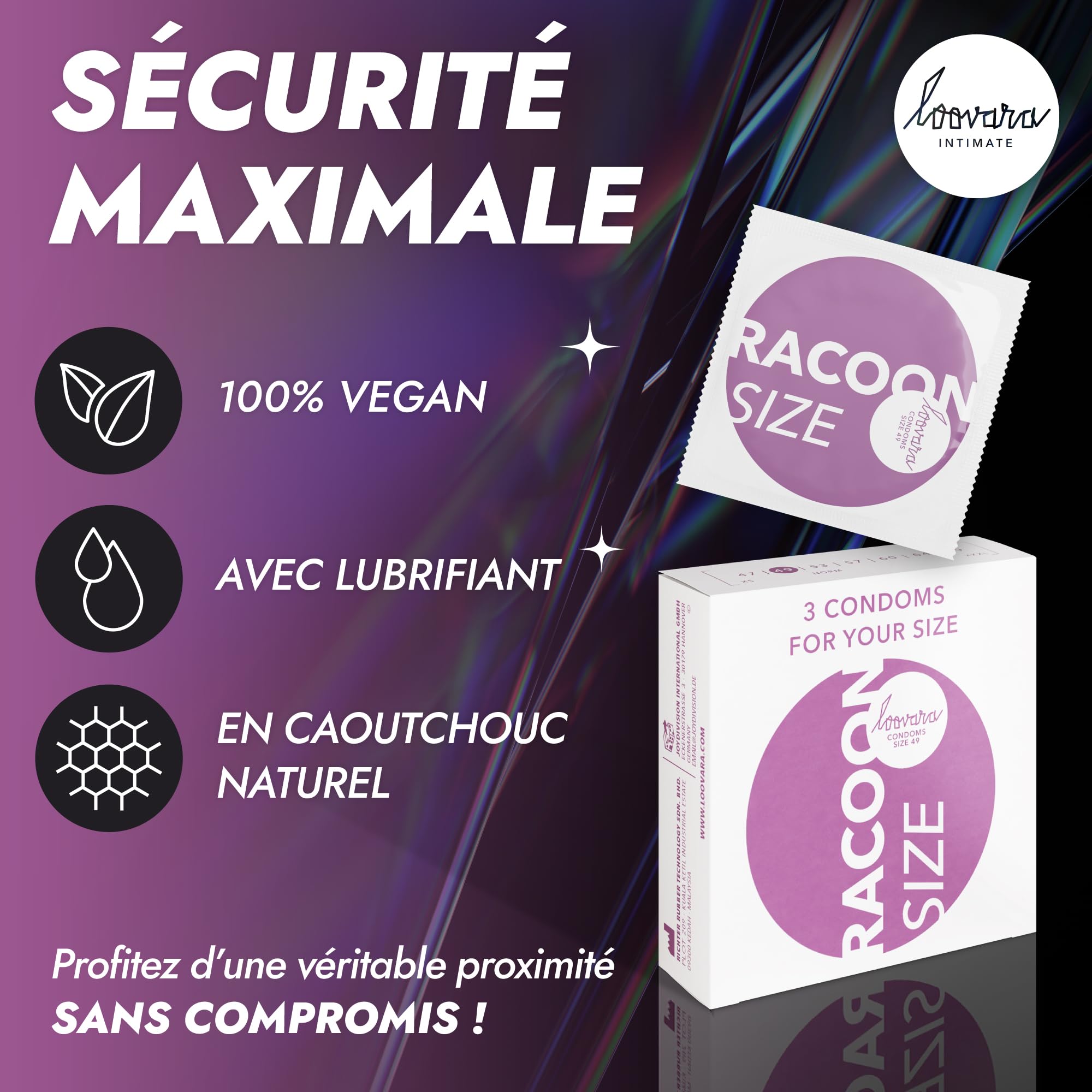 loovara-kondome-pr-servatifs-fins-49-lot-3-vegan image 3