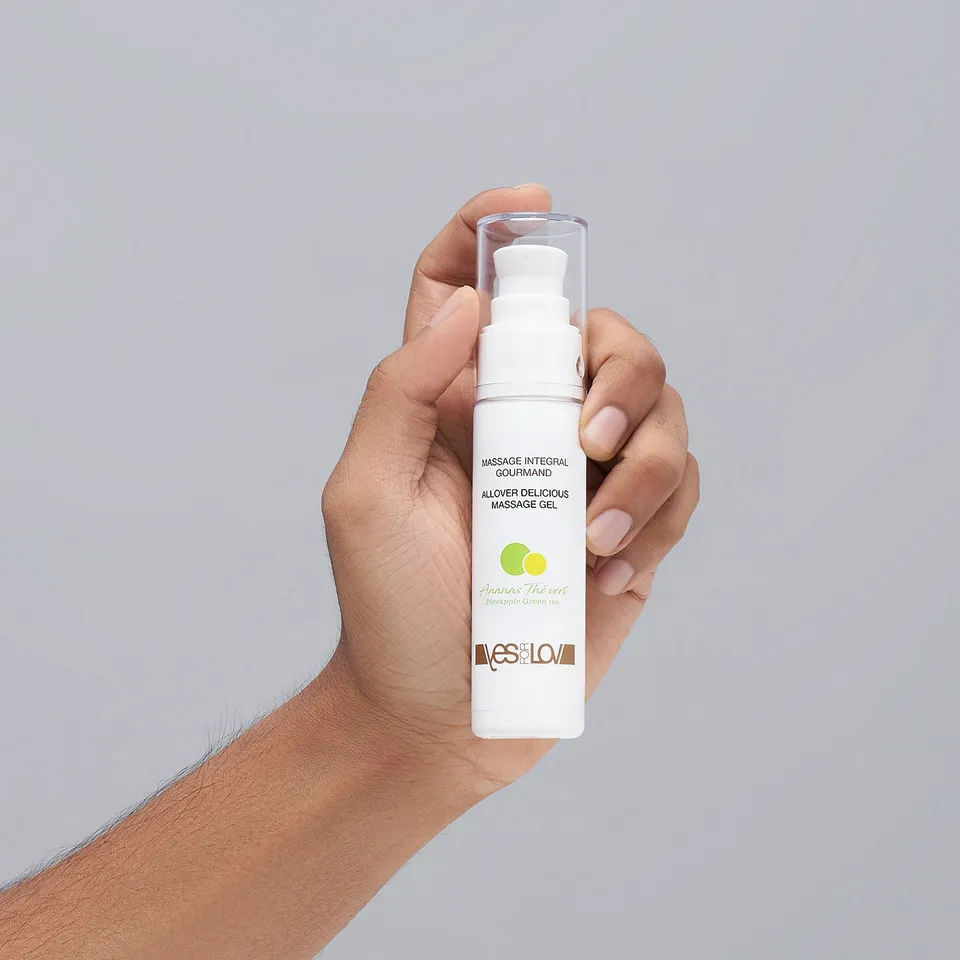 yesforlov-massage-gourmand-lubrifiant-ananas-th-vert-50ml image 1