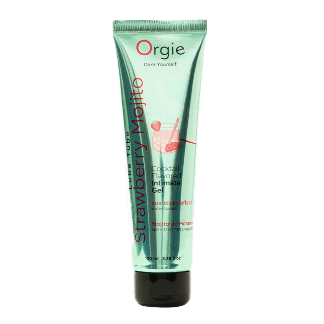 orgie-lube-tube-cocktail-gel-intime-fraise-mojito-100ml image 1