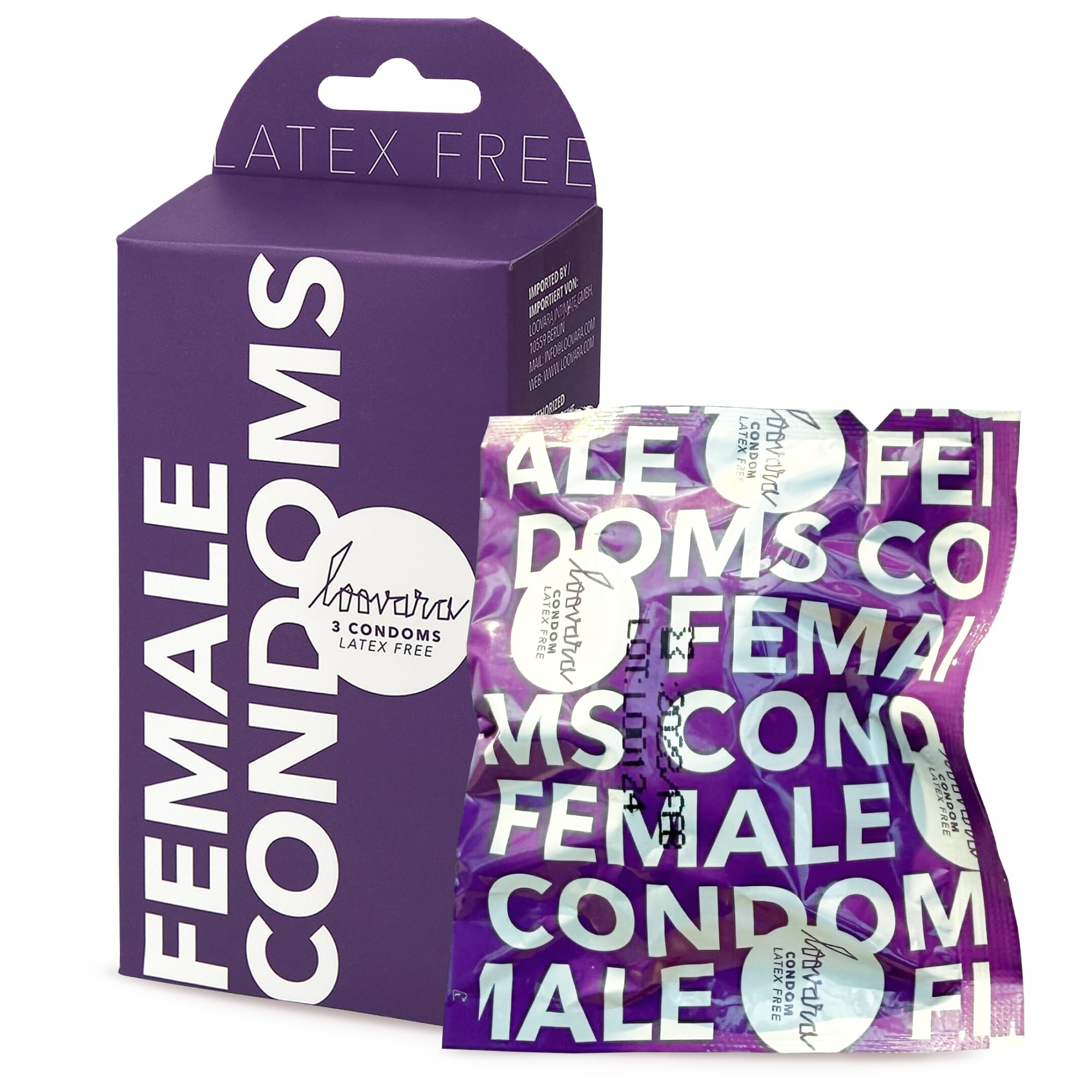 loovara-pr-servatif-f-minin-sans-latex-3-pi-ces-extra-fin image 1