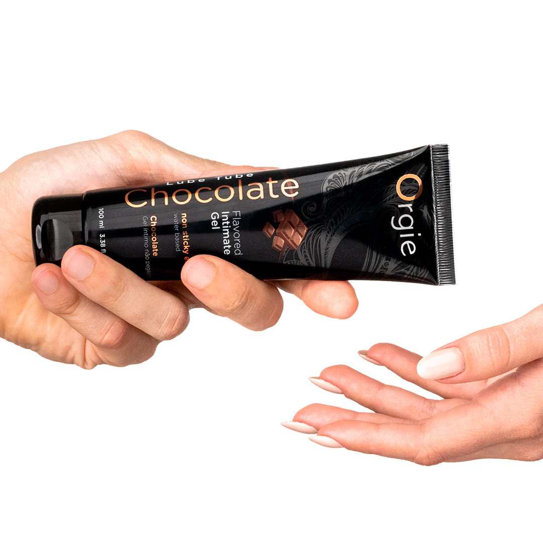 orgie-lube-tube-gel-intime-chocolat-base-eau-couple image 2
