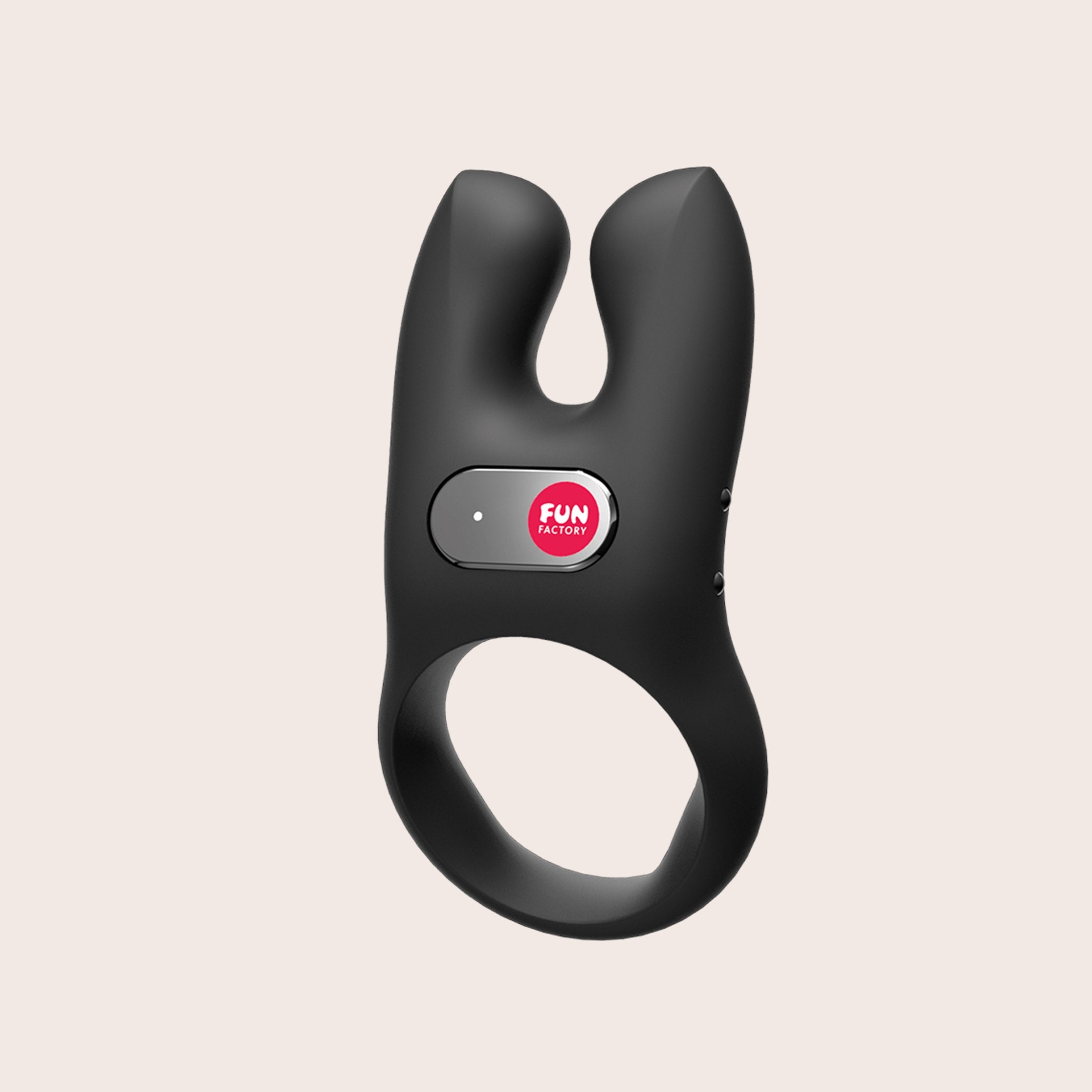 yesforlov-nos-anneau-vibrant-couple-noir-silicone-rechargeable image 2