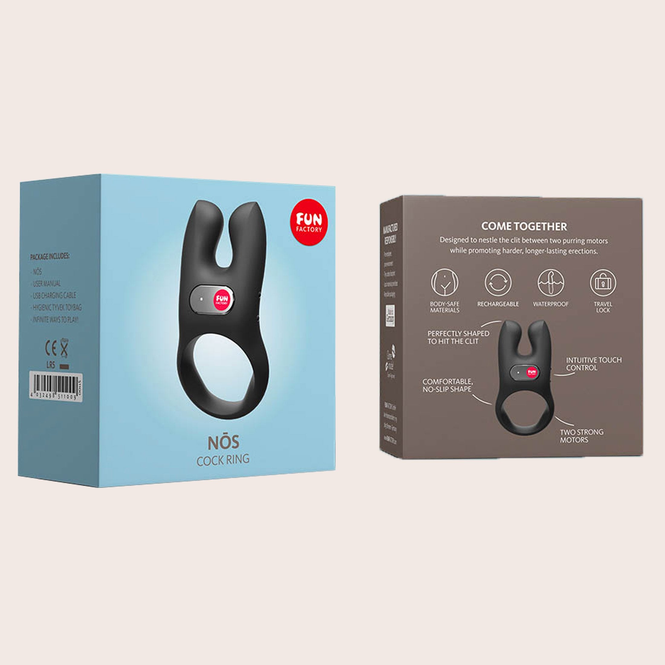 yesforlov-nos-anneau-vibrant-couple-noir-silicone-rechargeable image 1