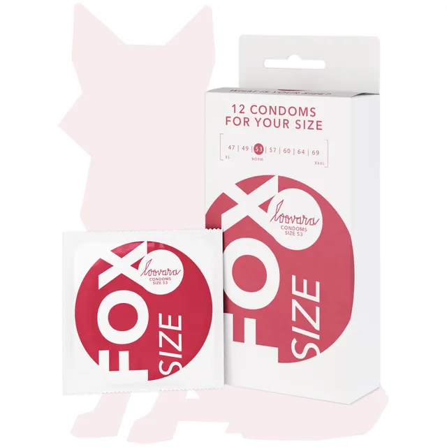 loovara-kondome-fox-pr-servatif-53-mm-bo-te-12-latex image 1