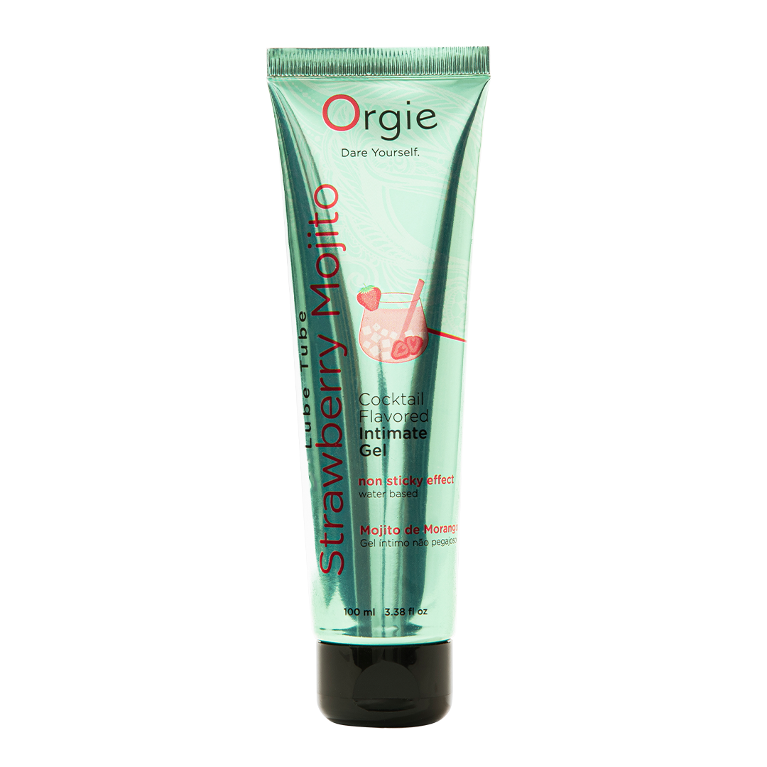 orgie-lube-tube-cocktail-gel-intime-fraise-mojito-100ml image 1