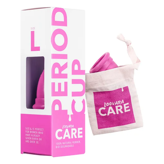 loovara-care-coupe-menstruelle-cup-caoutchouc-naturel-taille-l image 1