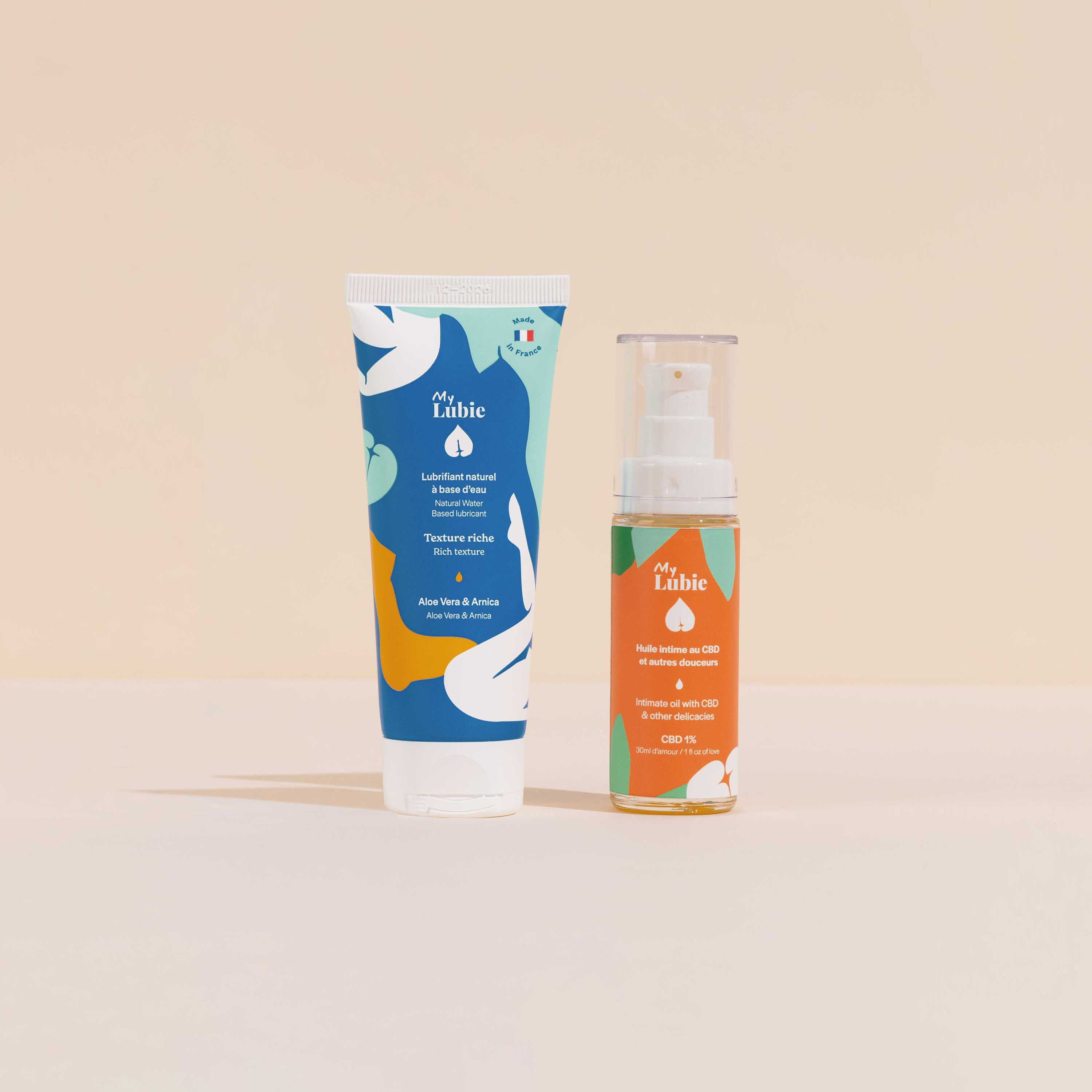 my-lubie-duo-lubrifiant-riche-huile-intime-cbd image 1