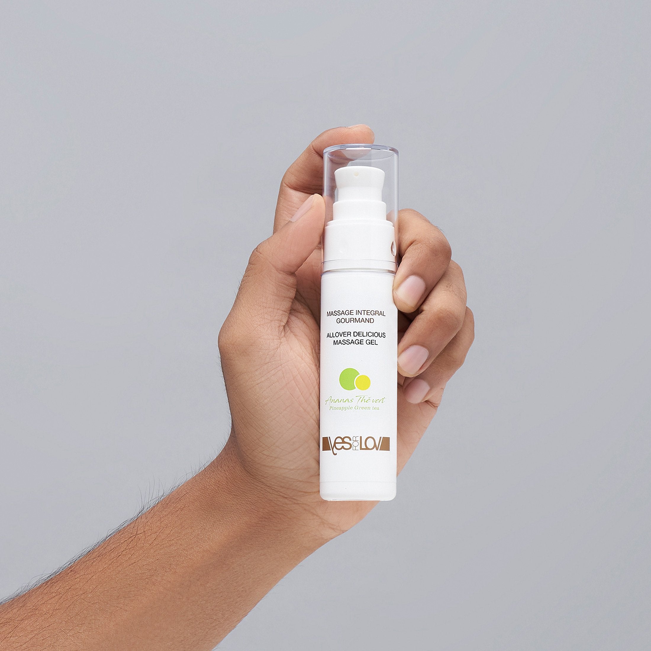yesforlov-massage-gourmand-lubrifiant-ananas-th-vert-50ml image 1