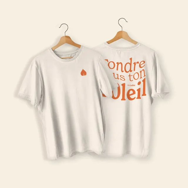 my-lubie-fondre-sous-ton-soleil-t-shirt-coton-taille-m image 1