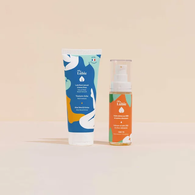 my-lubie-duo-lubrifiant-riche-huile-intime-cbd image 1