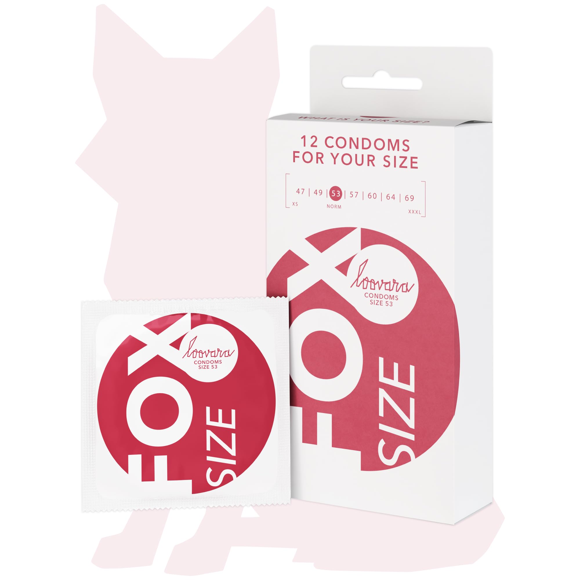 loovara-kondome-fox-pr-servatif-53-mm-bo-te-12-latex image 1