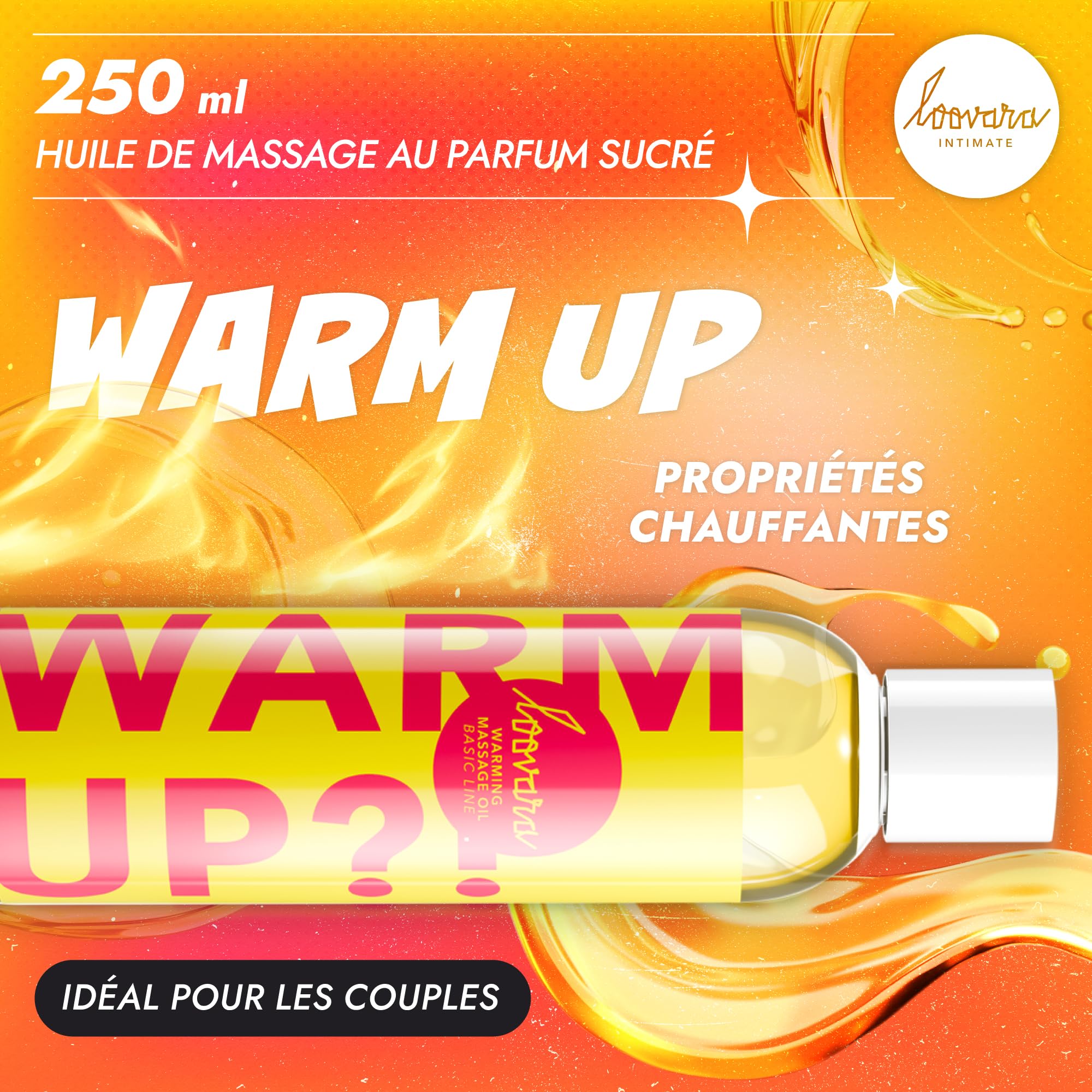 loovara-warm-up-huile-de-massage-chauffante-250ml-vegan image 2