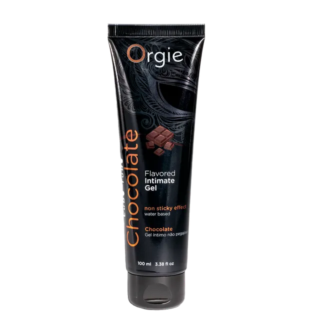 orgie-lube-tube-gel-intime-chocolat-base-eau-couple image 1