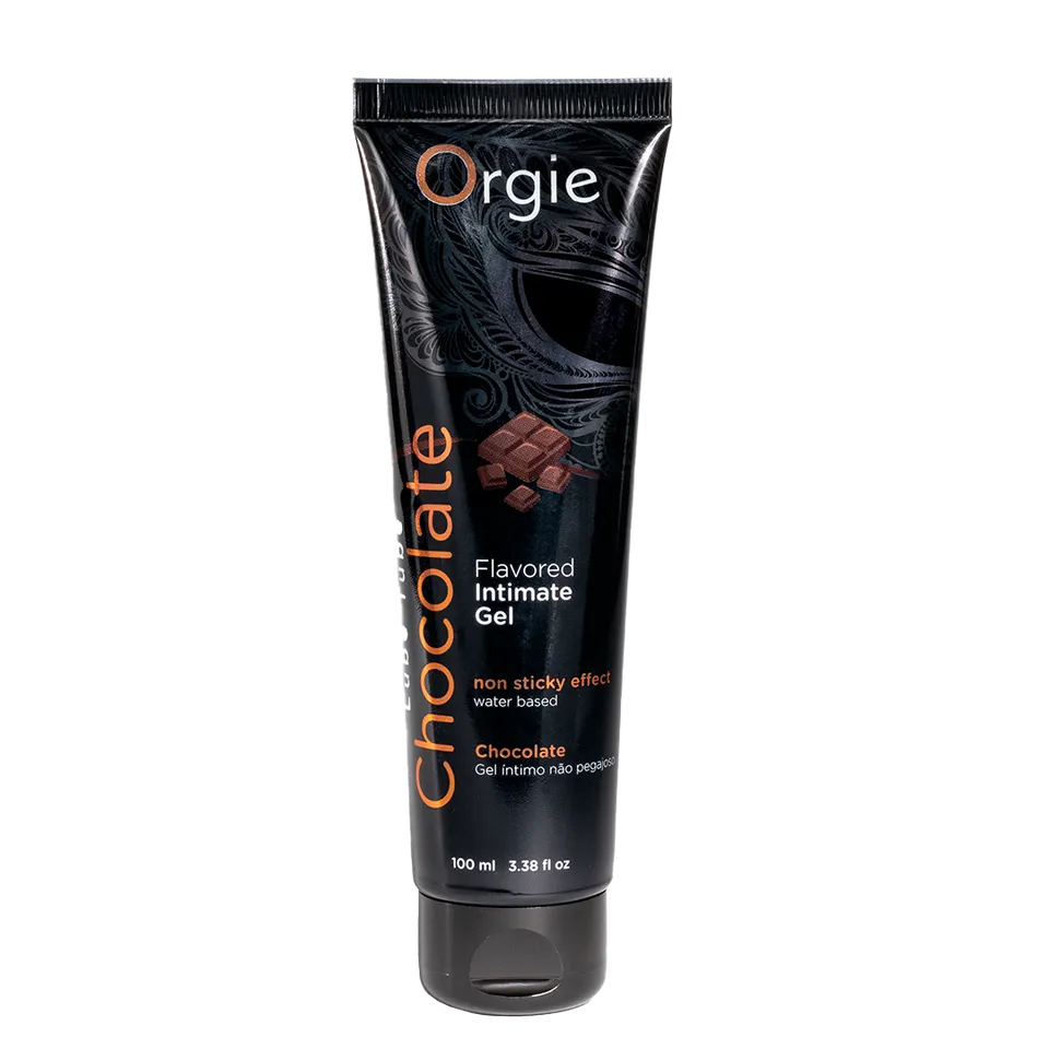 orgie-lube-tube-gel-intime-chocolat-base-eau-couple image 1